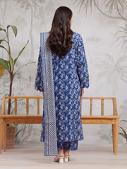edenrobe Allure Khaddar Unstitched Printed 3Pc Suit EWU24A3-29800