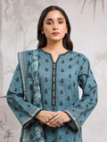 edenrobe Allure Khaddar Unstitched Printed 3Pc Suit EWU24A3-29803