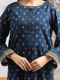 edenrobe Allure Khaddar Unstitched Printed 3Pc Suit EWU24A3-29808