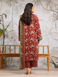 edenrobe Allure Khaddar Unstitched Printed 3Pc Suit EWU24A3-29815