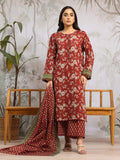 edenrobe Allure Khaddar Unstitched Printed 3Pc Suit EWU24A3-29815