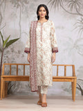 edenrobe Allure Khaddar Unstitched Printed 3Pc Suit EWU24A3-29817