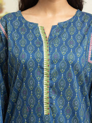 edenrobe Allure Khaddar Unstitched Printed 3Pc Suit EWU24A3-29820
