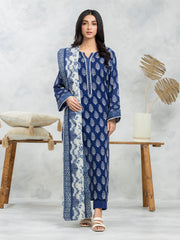 edenrobe Allure Viscose Unstitched Printed 3Pc Suit EWU24A4-29114