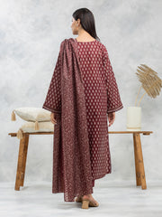 edenrobe Allure Viscose Unstitched Printed 3Pc Suit EWU24A4-29168