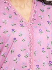 edenrobe Merak Cambric Unstitched Printed 3Pc Suit EWU24M2-010
