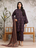 edenrobe Merak Khaddar Unstitched Printed 3Pc Suit EWU24M2-171