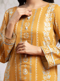 edenrobe Merak Khaddar Unstitched Printed 3Pc Suit EWU24M2-172