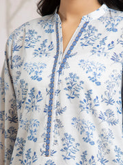 edenrobe Merak Khaddar Unstitched Printed 3Pc Suit EWU24M2-174