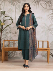 edenrobe Merak Khaddar Unstitched Printed 3Pc Suit EWU24M2-176