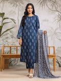 edenrobe Merak Khaddar Unstitched Printed 3Pc Suit EWU24M2-178