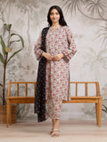 edenrobe Merak Khaddar Unstitched Printed 3Pc Suit EWU24M2-175