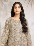 edenrobe Merak Khaddar Unstitched Printed 3Pc Suit EWU24M2-186