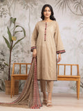 edenrobe Merak Khaddar Unstitched Printed 3Pc Suit EWU24M2-187