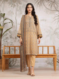 edenrobe Merak Khaddar Unstitched Printed 3Pc Suit EWU24M2-192