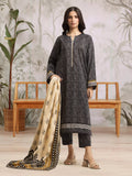 edenrobe Merak Khaddar Unstitched Printed 3Pc Suit EWU24M3-071