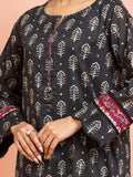 edenrobe Merak Khaddar Unstitched Printed 3Pc Suit EWU24M3-075