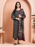 edenrobe Merak Khaddar Unstitched Printed 3Pc Suit EWU24M3-075