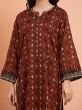 edenrobe Merak Khaddar Unstitched Printed 3Pc Suit EWU24M3-076