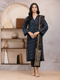 edenrobe Merak Khaddar Unstitched Printed 3Pc Suit EWU24M3-082