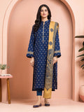 edenrobe Merak Khaddar Unstitched Printed 3Pc Suit EWU24M3-090