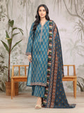 edenrobe Merak Khaddar Unstitched Printed 3Pc Suit EWU24M3-094