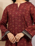 edenrobe Merak Khaddar Unstitched Printed 3Pc Suit EWU24M3-097