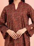 edenrobe Merak Khaddar Unstitched Printed 3Pc Suit EWU24M3-100