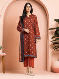 edenrobe Merak Khaddar Unstitched Printed 3Pc Suit EWU24M3-103