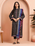 edenrobe Merak Khaddar Unstitched Printed 3Pc Suit EWU24M3-105