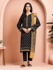 edenrobe Merak Khaddar Unstitched Printed 3Pc Suit EWU24M3-110