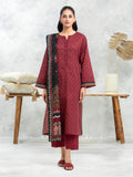 edenrobe Merak Khaddar Unstitched Printed 3Pc Suit EWU24M3-111