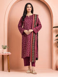 edenrobe Merak Khaddar Unstitched Printed 3Pc Suit EWU24M3-113