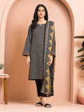 edenrobe Merak Khaddar Unstitched Printed 3Pc Suit EWU24M3-114