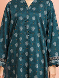 edenrobe Merak Khaddar Unstitched Printed 3Pc Suit EWU24M3-119