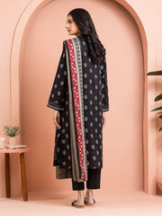 edenrobe Merak Khaddar Unstitched Printed 3Pc Suit EWU24M3-120