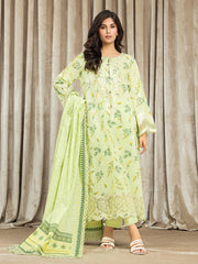 edenrobe Premium Embroidered Lawn Unstitched 3Pc Suit EWU24V1-28600