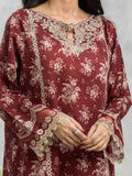 edenrobe Premium Embroidered Lawn Unstitched 3Pc Suit EWU24V1-30035