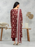 edenrobe Premium Embroidered Lawn Unstitched 3Pc Suit EWU24V1-30035