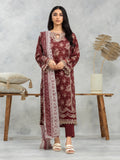 edenrobe Premium Embroidered Lawn Unstitched 3Pc Suit EWU24V1-30035