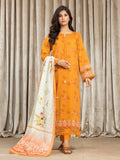 edenrobe Premium Embroidered Lawn Unstitched 3Pc Suit EWU24V1-30036