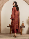 edenrobe Premium Embroidered Lawn Unstitched 3Pc Suit EWU24V1-30038