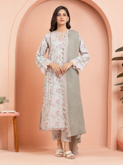 edenrobe Embroidered Khaddar Unstitched 3Pc Suit EWU24V11-30200