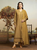 edenrobe Embroidered Khaddar Unstitched 3Pc Suit EWU24V11-30302