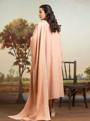 edenrobe Embroidered Khaddar Unstitched 3Pc Suit EWU24V11-30305