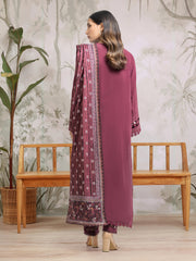 edenrobe Embroidered Khaddar Unstitched 3Pc Suit EWU24V11-30311