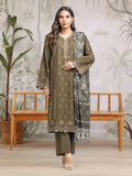 edenrobe Embroidered Khaddar Unstitched 3Pc Suit EWU24V11-30312