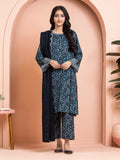 edenrobe Embroidered Marina Unstitched 3Pc Suit EWU24V14-30181