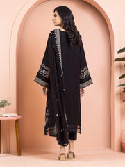 edenrobe Festive Embroidered Raw Silk Unstitched 3Pc Suit EWU24V16-30013