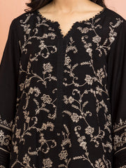 edenrobe Festive Embroidered Raw Silk Unstitched 3Pc Suit EWU24V16-30013